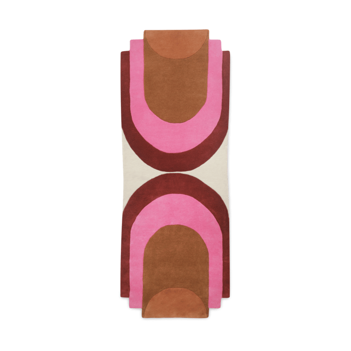 Rohdin wool carpet 90x250 cm, Multi Tinted