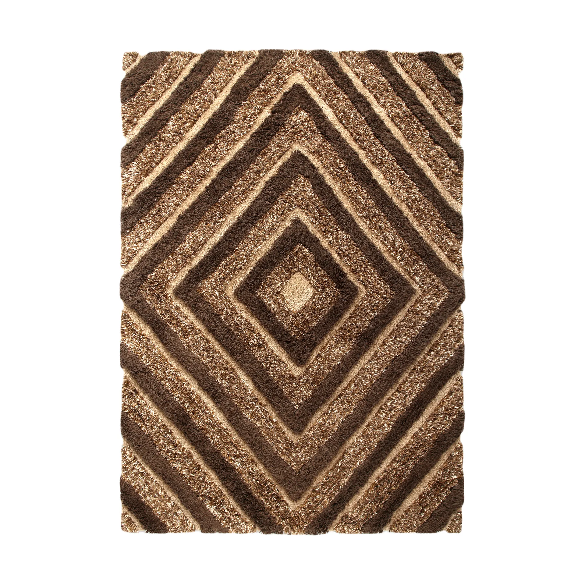 Stenborg wool carpet 170x240 cm, Brown Tinted