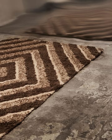 Stenborg wool carpet 170x240 cm - Brown - Tinted