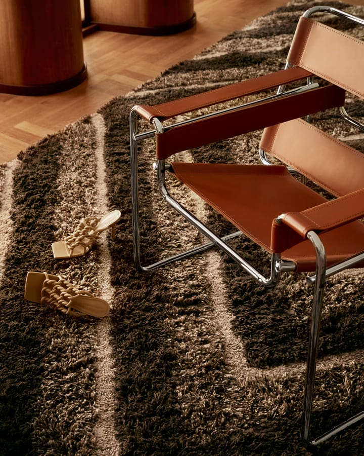 Stenborg wool carpet 170x240 cm, Brown Tinted