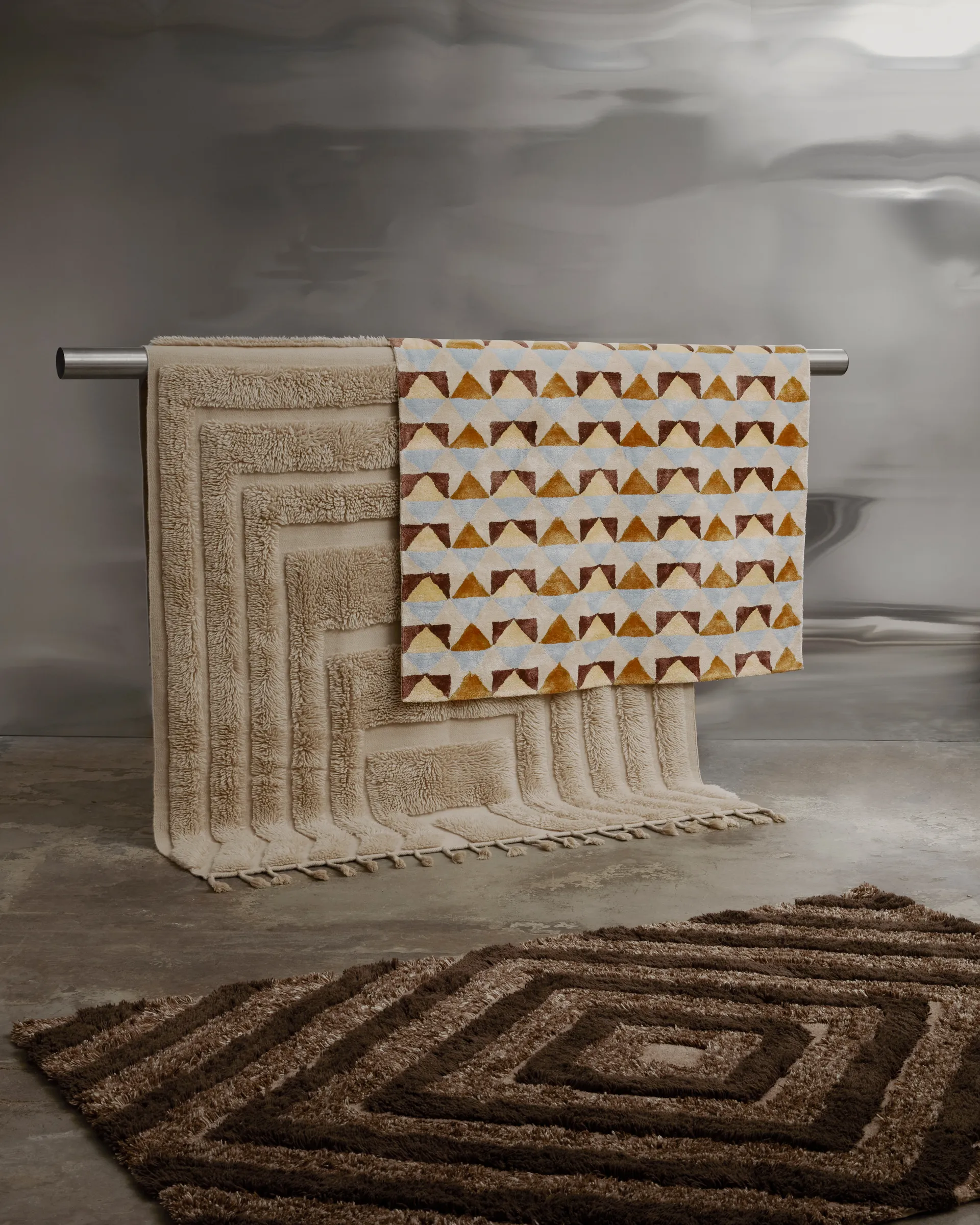 Stenborg wool carpet 200x300 cm, Brown Tinted