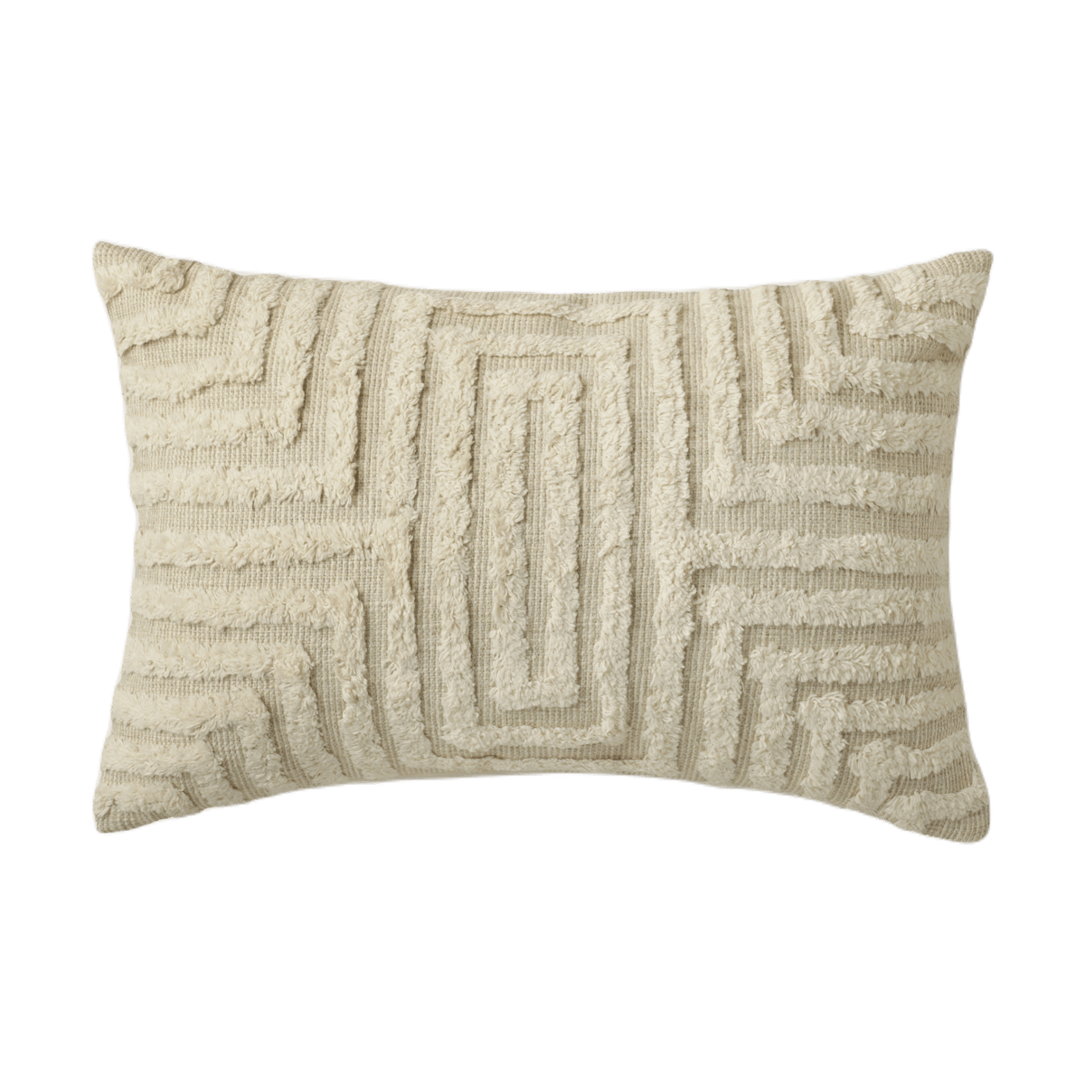 Tinted Telin cushion 30x50 cm Offwhite
