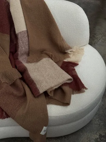Tunell wool throw - Multi, 130x170 cm - Tinted