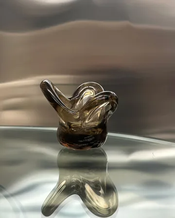 Visser Candle holder - Brown - Tinted