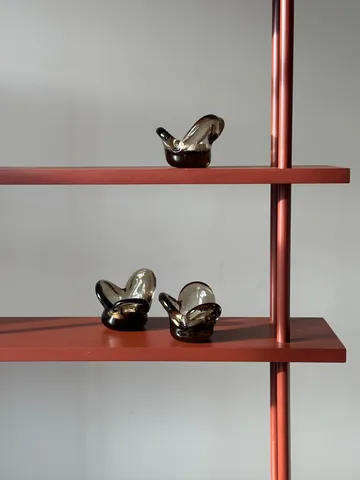 Visser Candle holder - Brown - Tinted