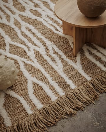 Wahl jute carpet 200x300 cm - Brown-offwhite - Tinted