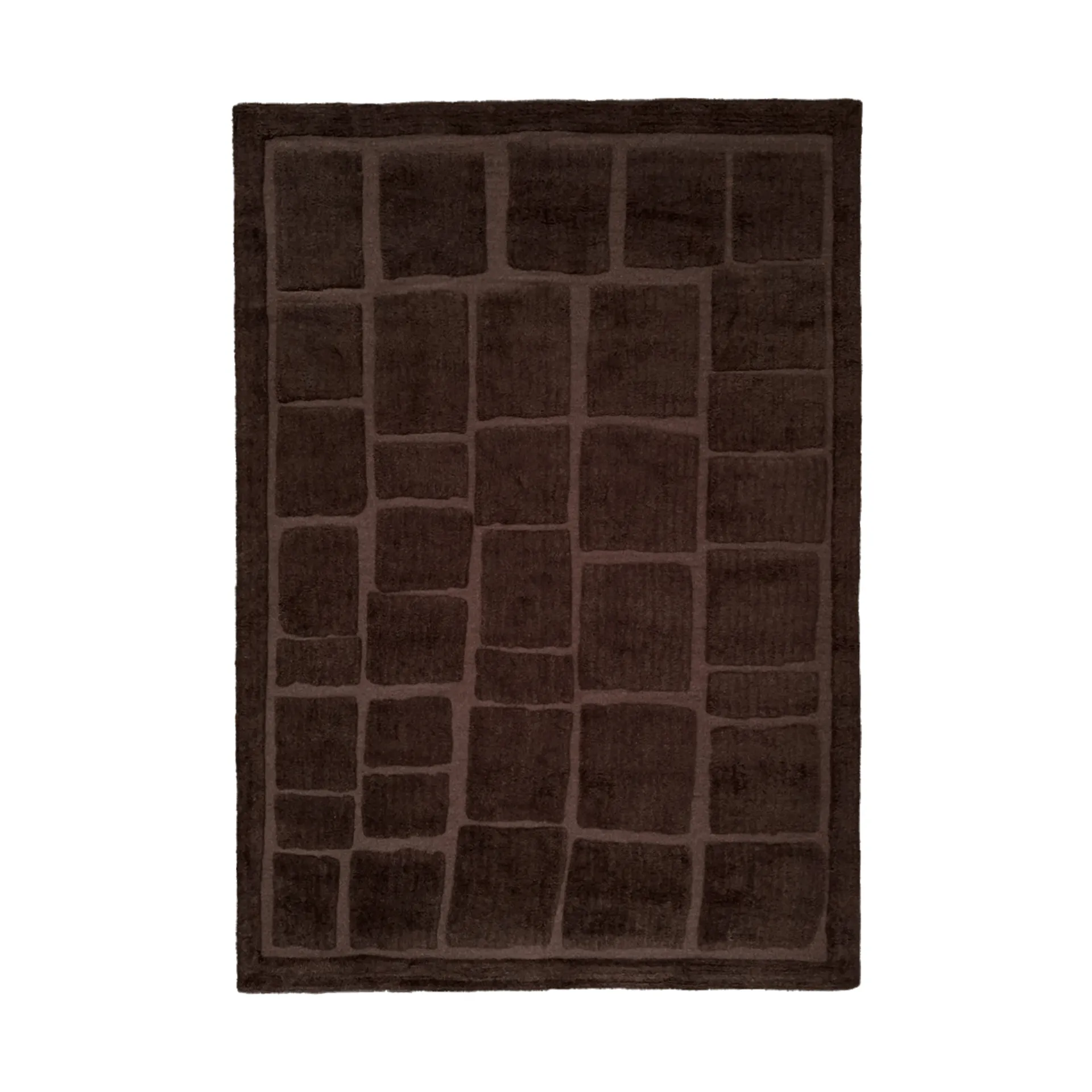 Wandel wool rug, Brown, 300x400 cm Tinted
