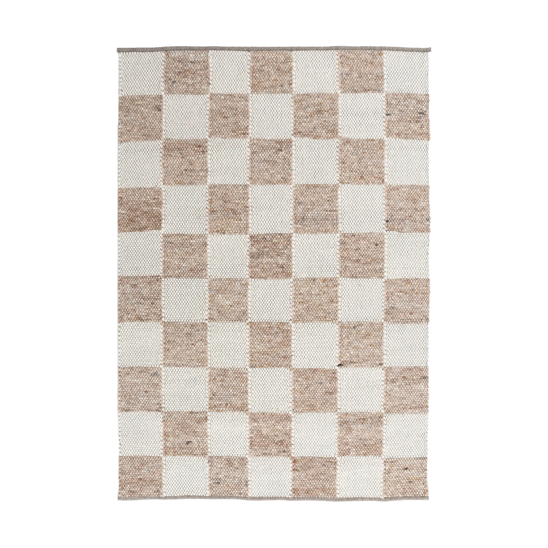 Gotland Design rug Special Edition, Light brown-white nr. 2412, 140x200 cm Tisca