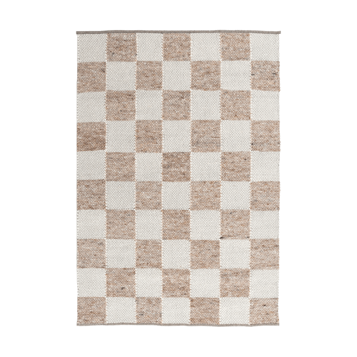 Tisca Gotland Design rug Special Edition Light brown-white nr. 2412, 70x140 cm