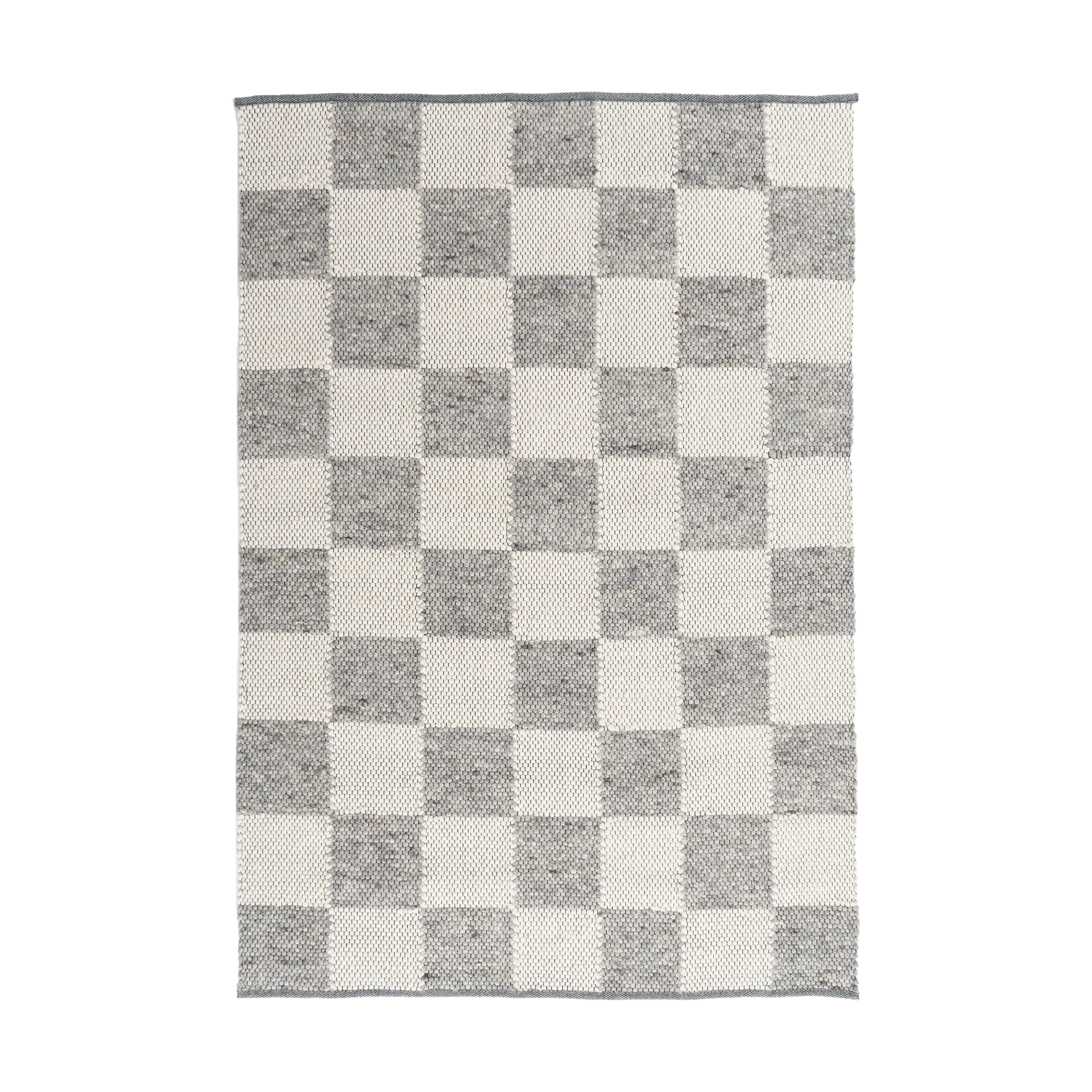 Gotland Design rug Special Edition, Silver-white no. 2418, 70x140 cm Tisca