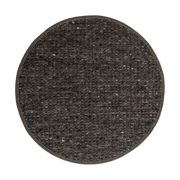 Greenland Swift round rug - Anthracite no. 83, Ø170 cm - Tisca