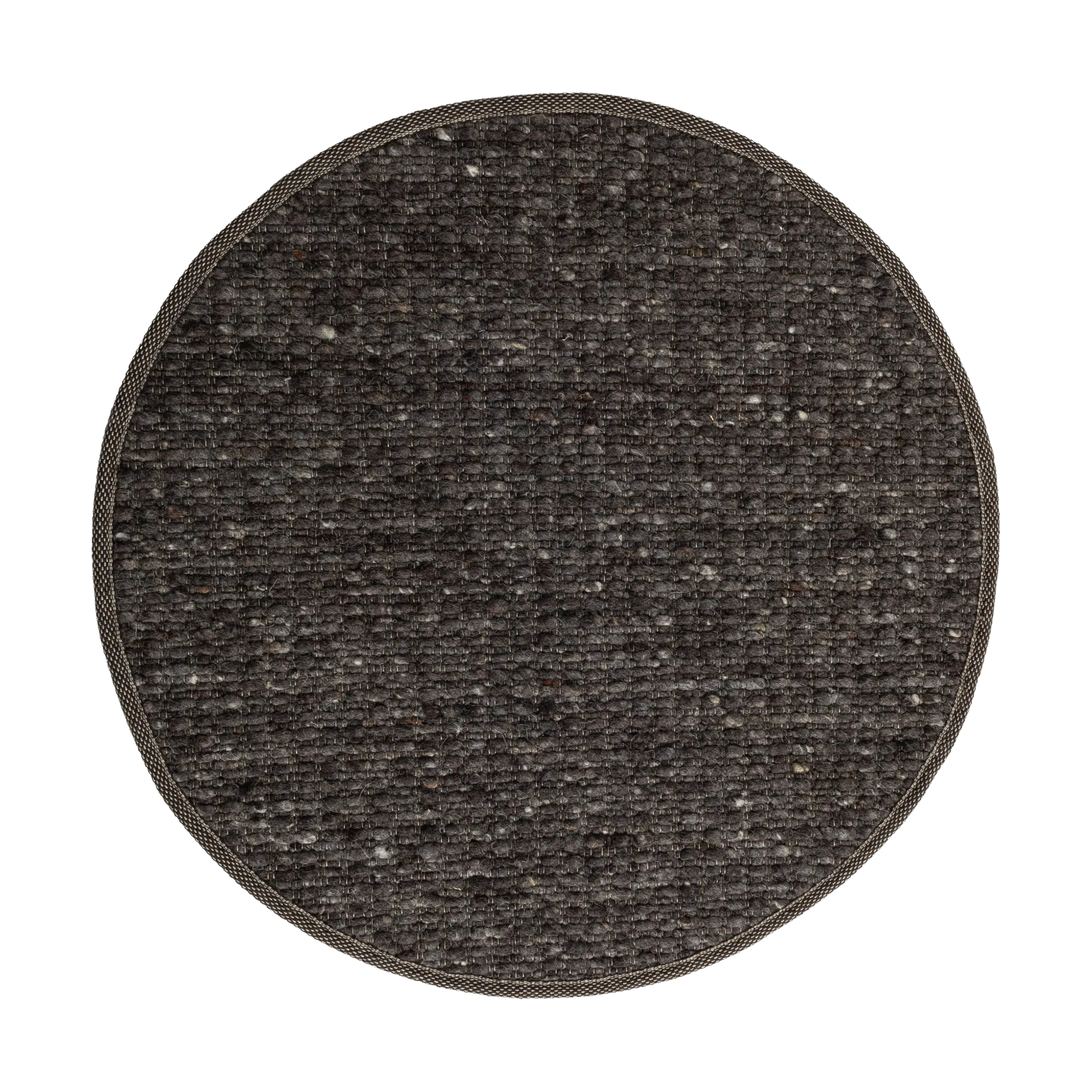 Greenland Swift round rug, Anthracite no. 83, Ø250 cm Tisca