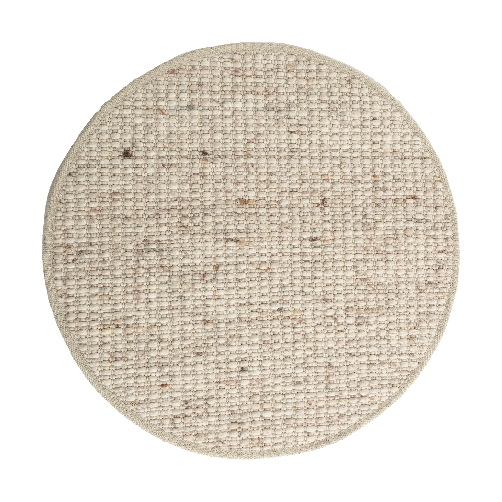 Greenland Swift round rug, Ecru no. 32, Ø300 cm Tisca