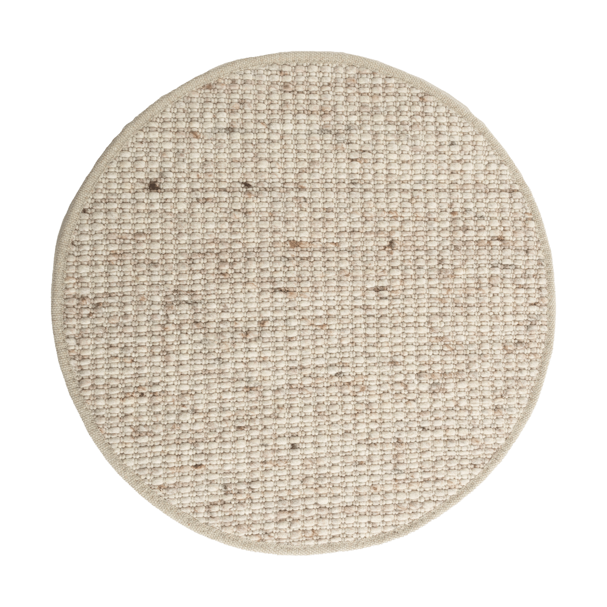 Tisca Greenland Swift round rug Ecru no. 32, o300 cm