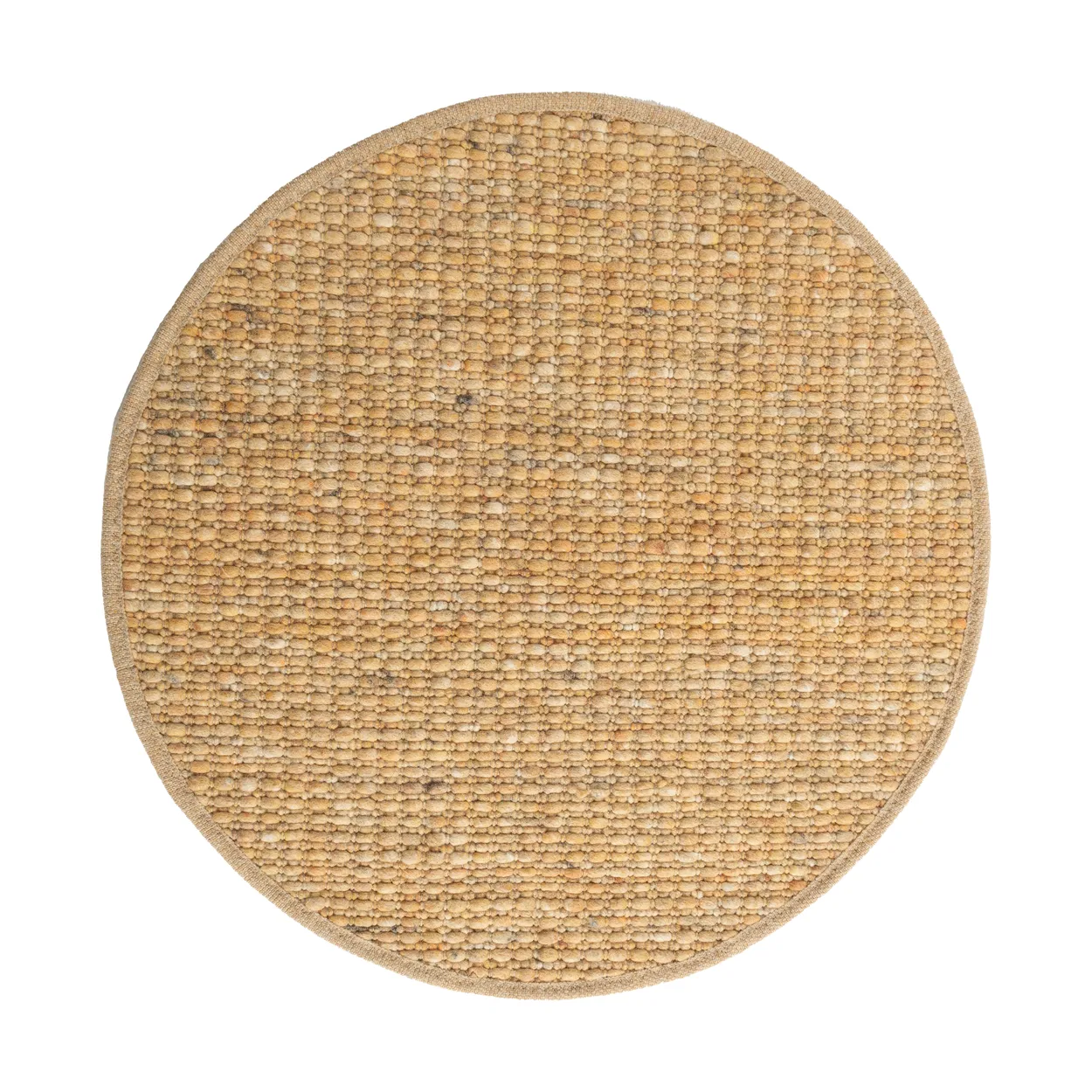 Tisca Greenland Swift round rug Gold no. 261, o300 cm
