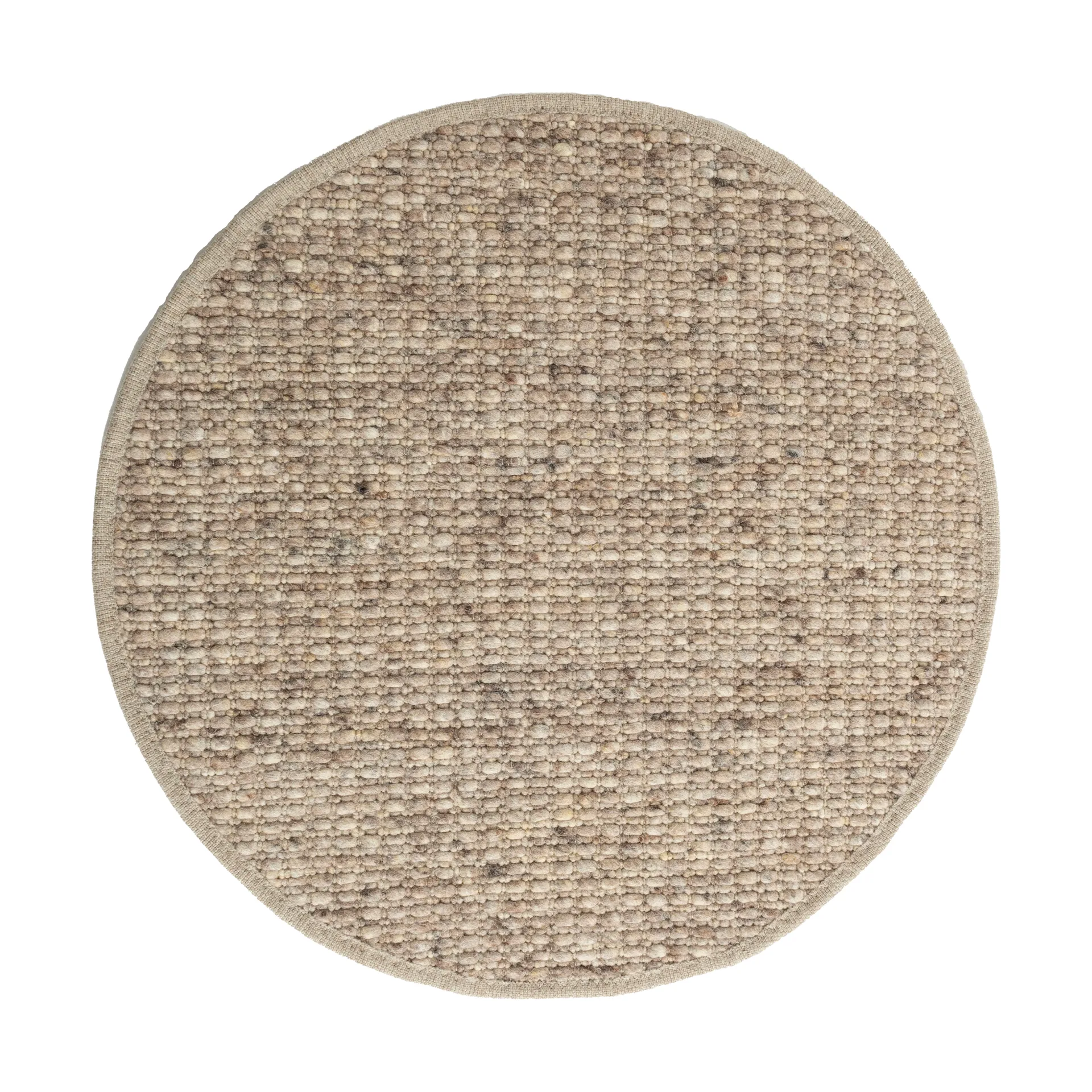 Greenland Swift round rug, Macchiato no. 125, Ø200 cm Tisca