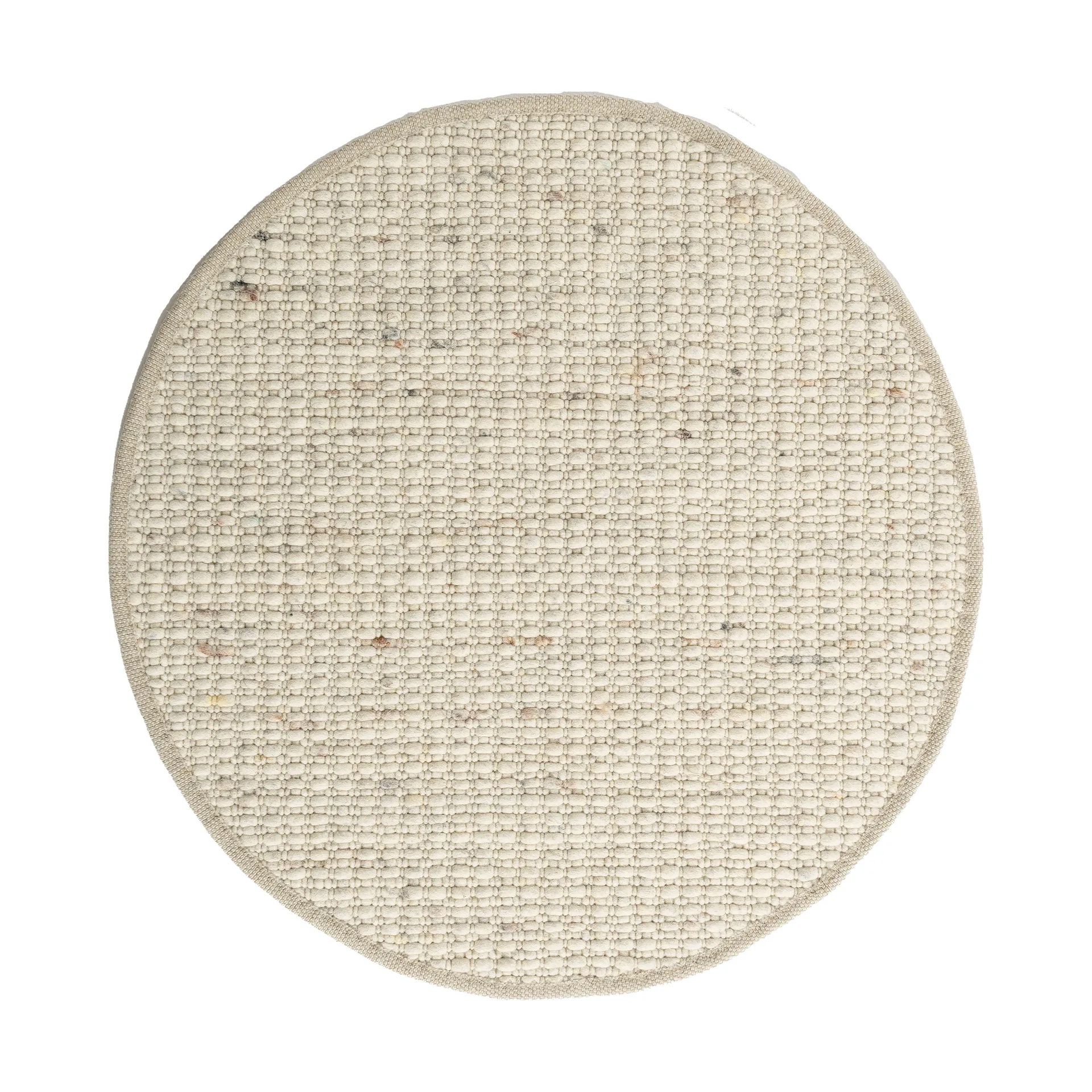 Greenland Swift round rug, Natural white no. 11, Ø250 cm Tisca
