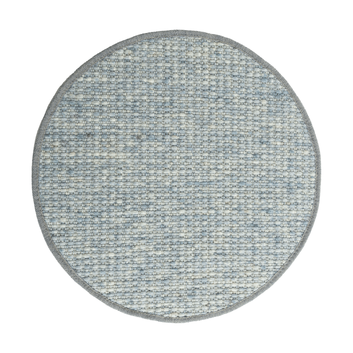 Tisca Greenland Swift round rug Steel blue no. 250, o170 cm
