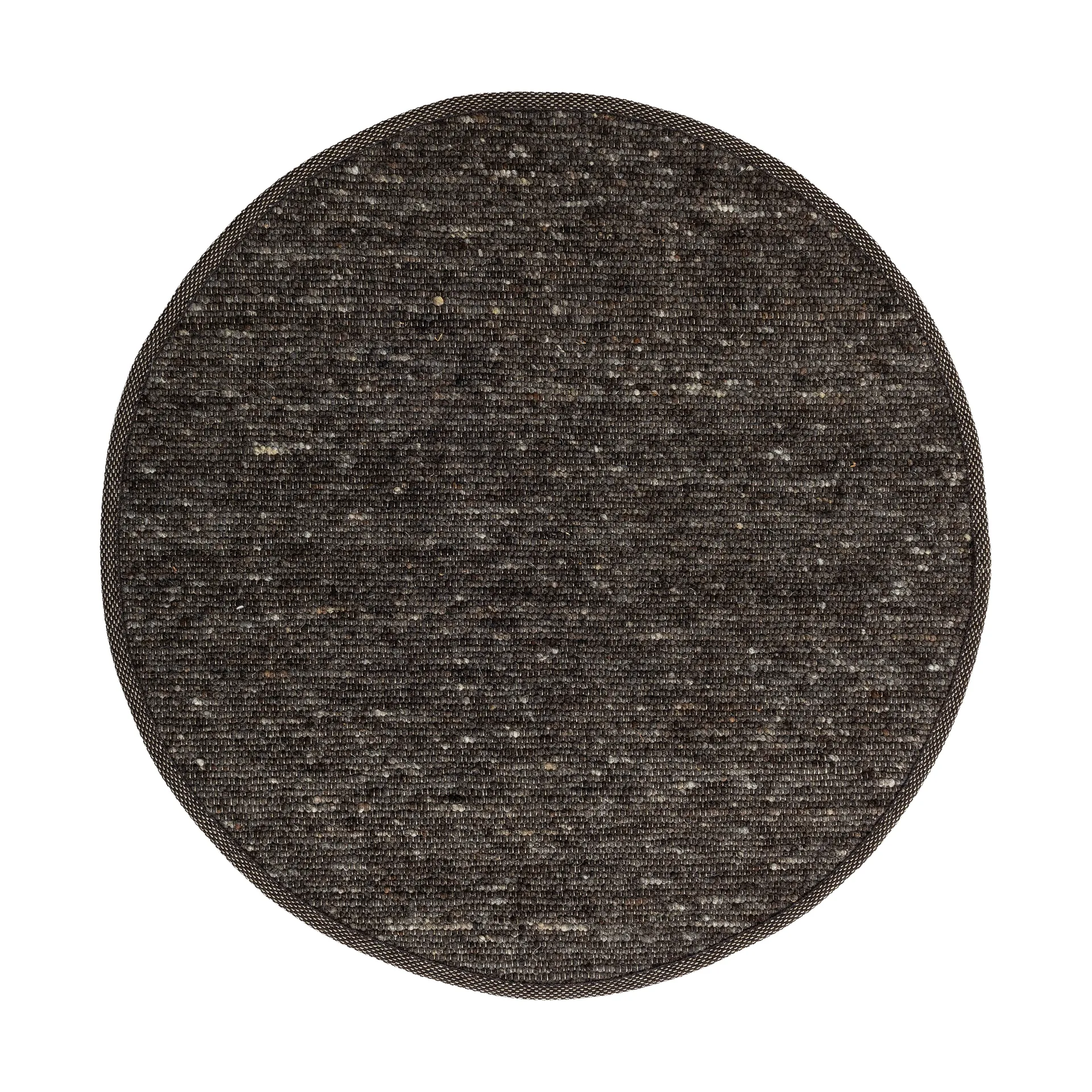 Sierrafil round rug, Anthracite no. 83, Ø200 cm Tisca