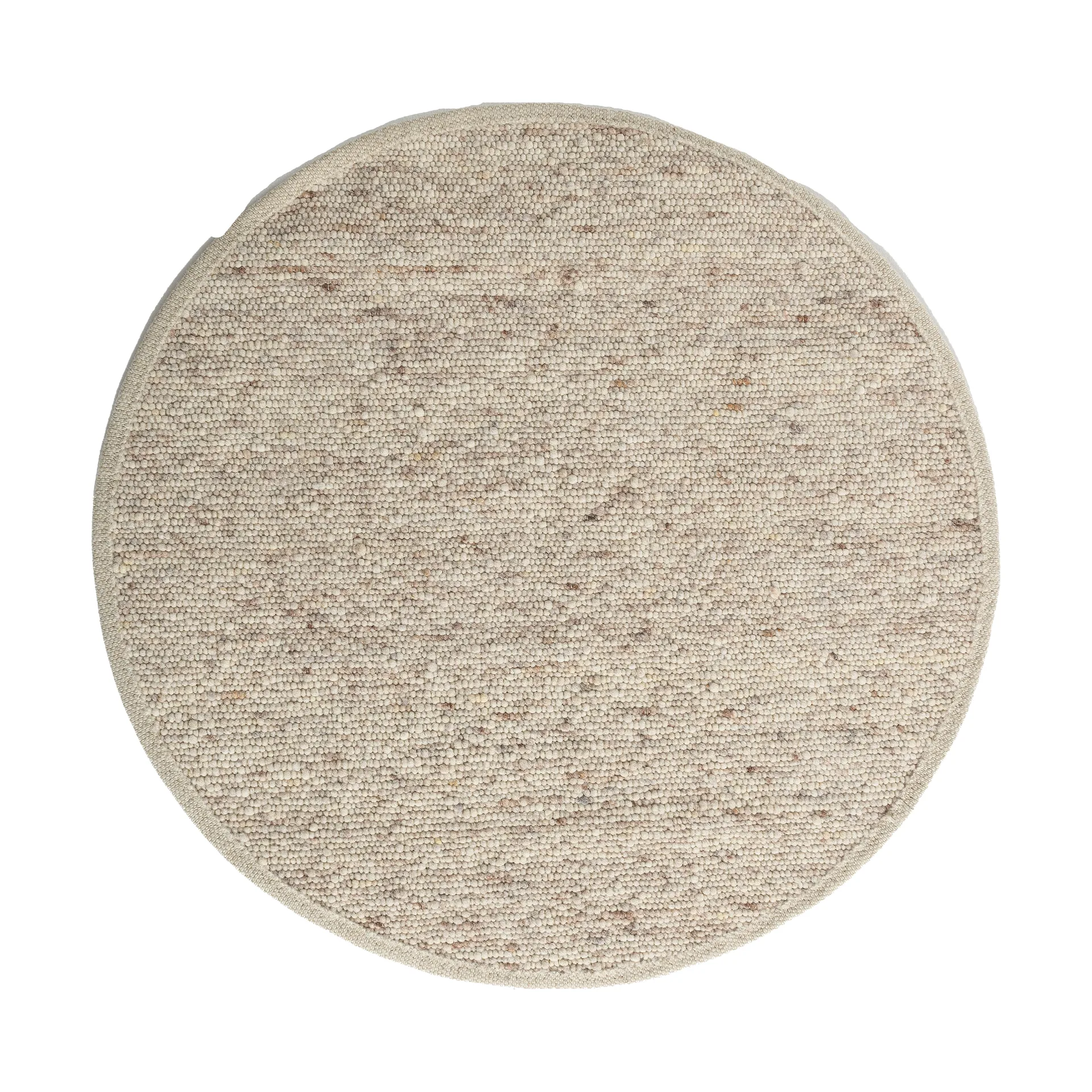 Sierrafil round rug, Ecru no 32, Ø170 cm Tisca