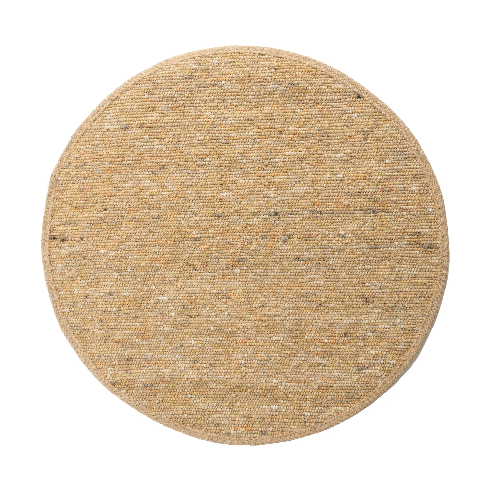 Sierrafil round rug, Gold no. 261, Ø300 cm Tisca