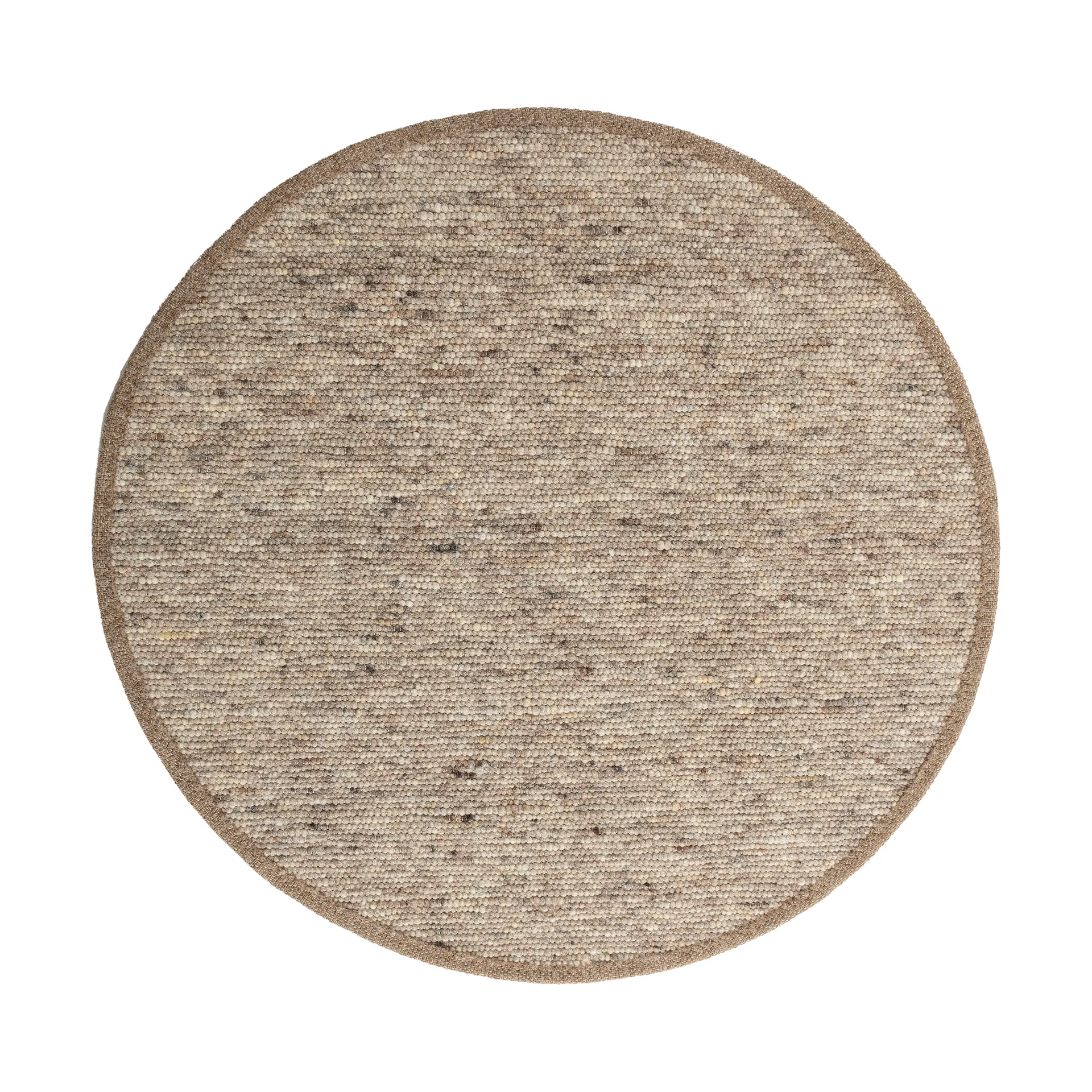 Sierrafil round rug, Macchiato no. 125, Ø200 cm Tisca
