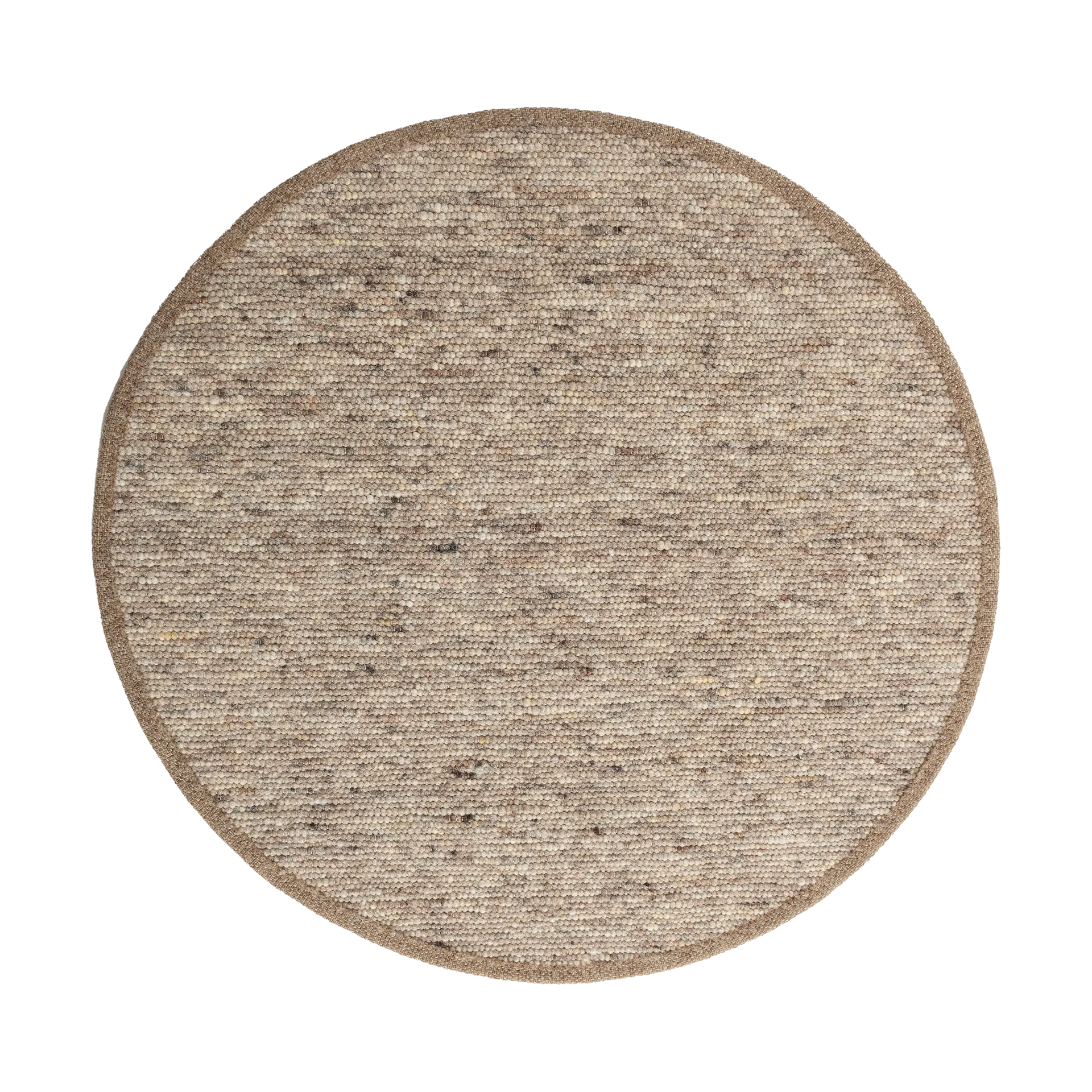 Sierrafil round rug, Macchiato no. 125, Ø250 cm Tisca