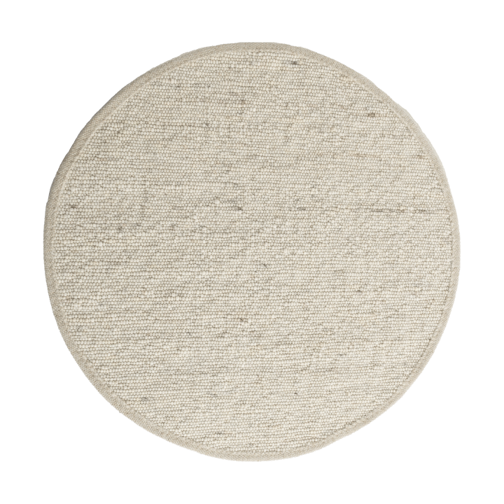 Sierrafil round rug - Natural white no. 11, Ø170 cm - Tisca