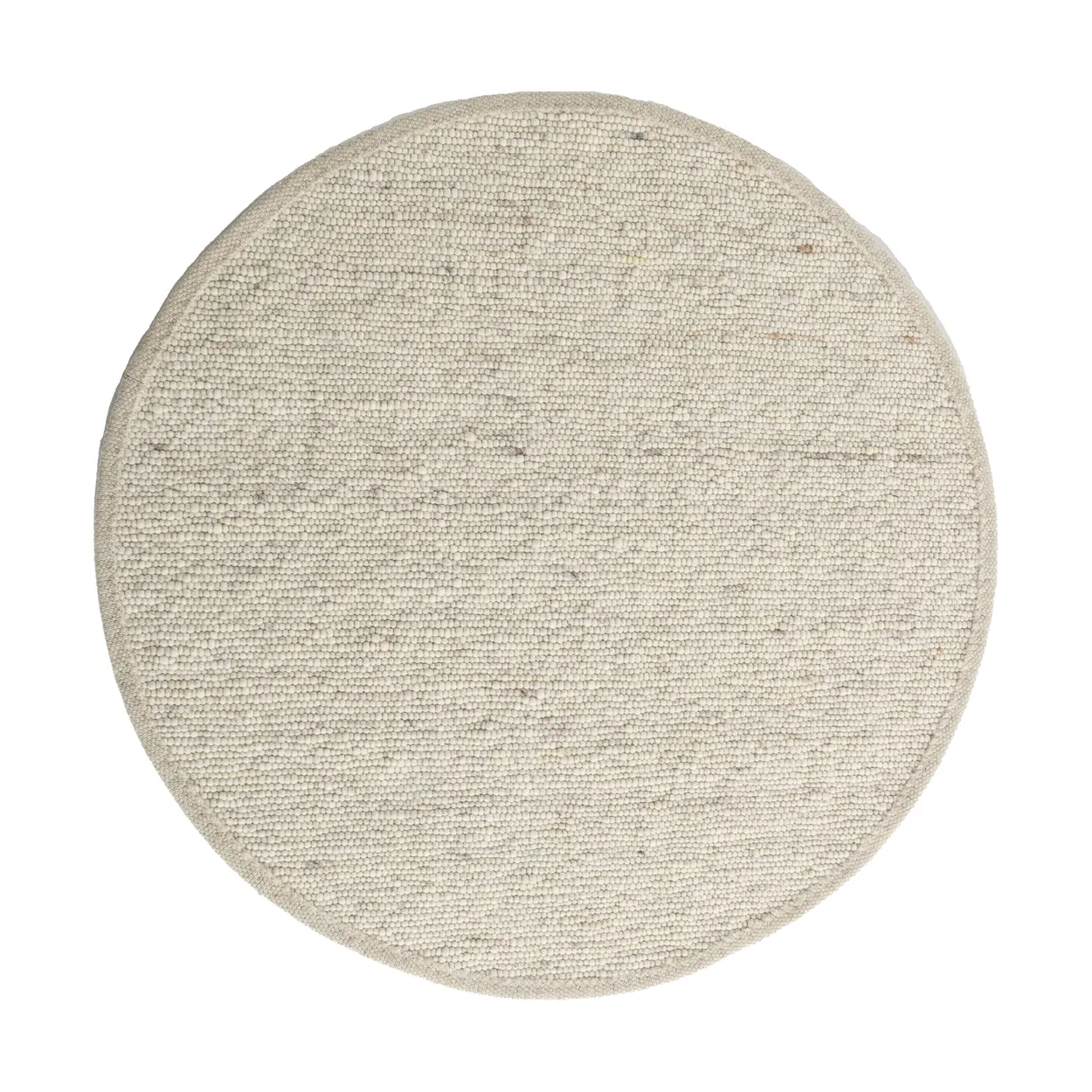 Tisca Sierrafil round rug Natural white no. 11, Ø170 cm
