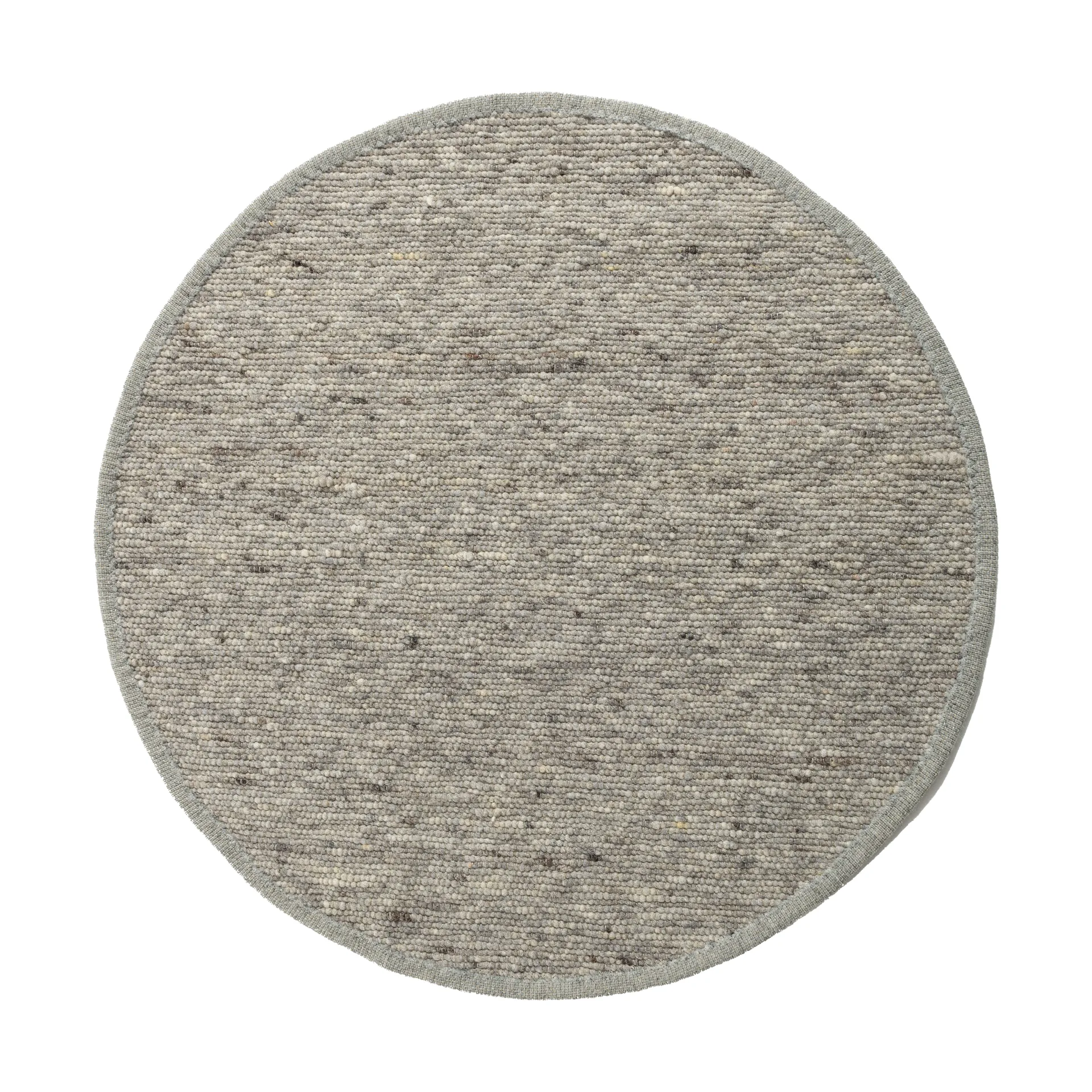 Sierrafil round rug, Silver no. 28, Ø300 cm Tisca