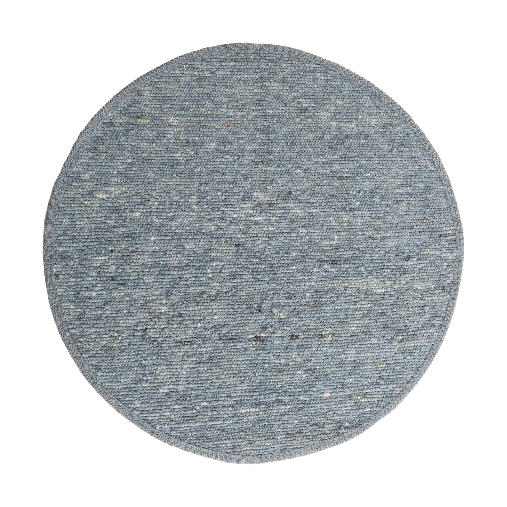 Sierrafil round rug, Steel blue no. 250, Ø170 cm Tisca