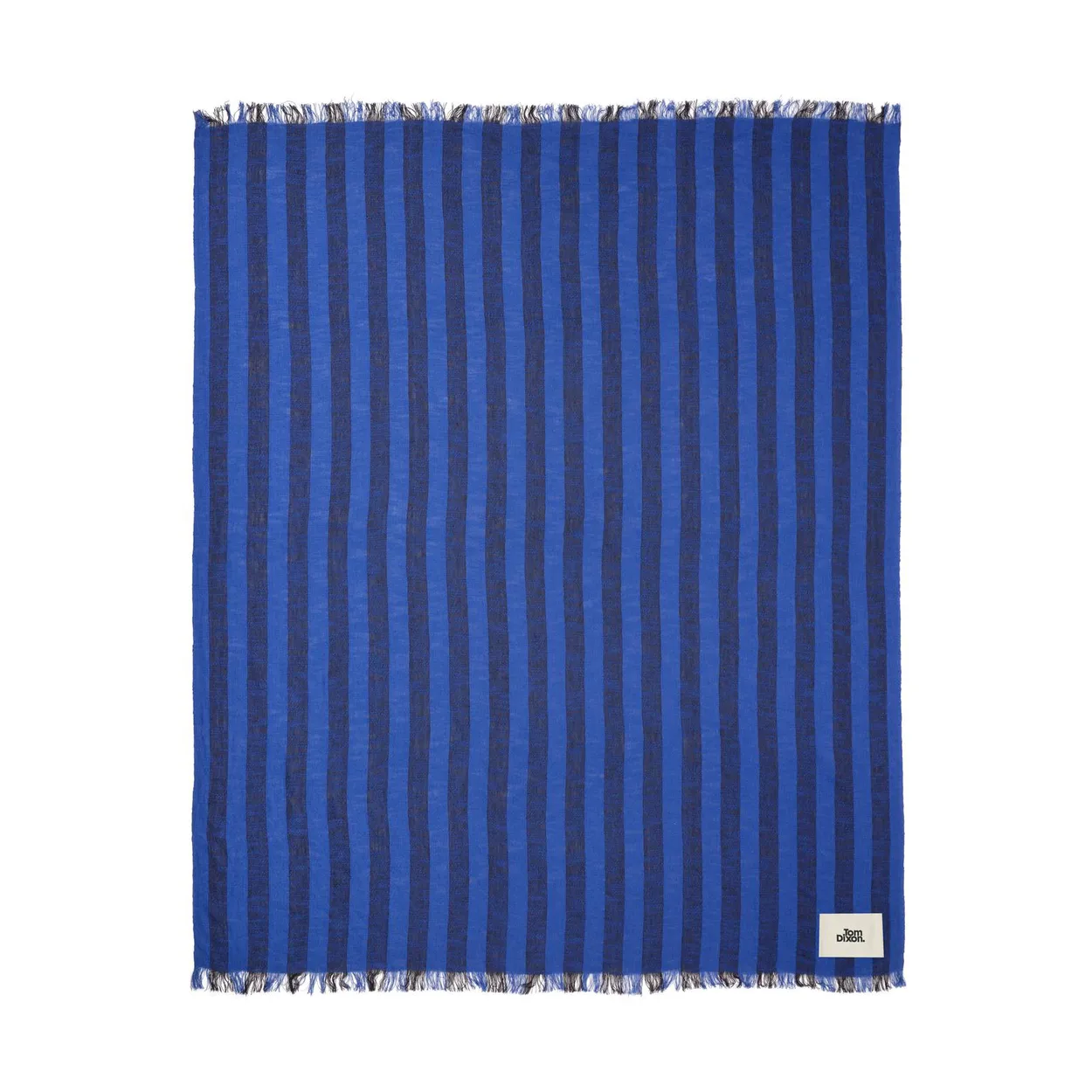 Tom Dixon Band throw 160x200 cm Blue & Black | Scandinavian Design | Wool blankets & throws | Blue