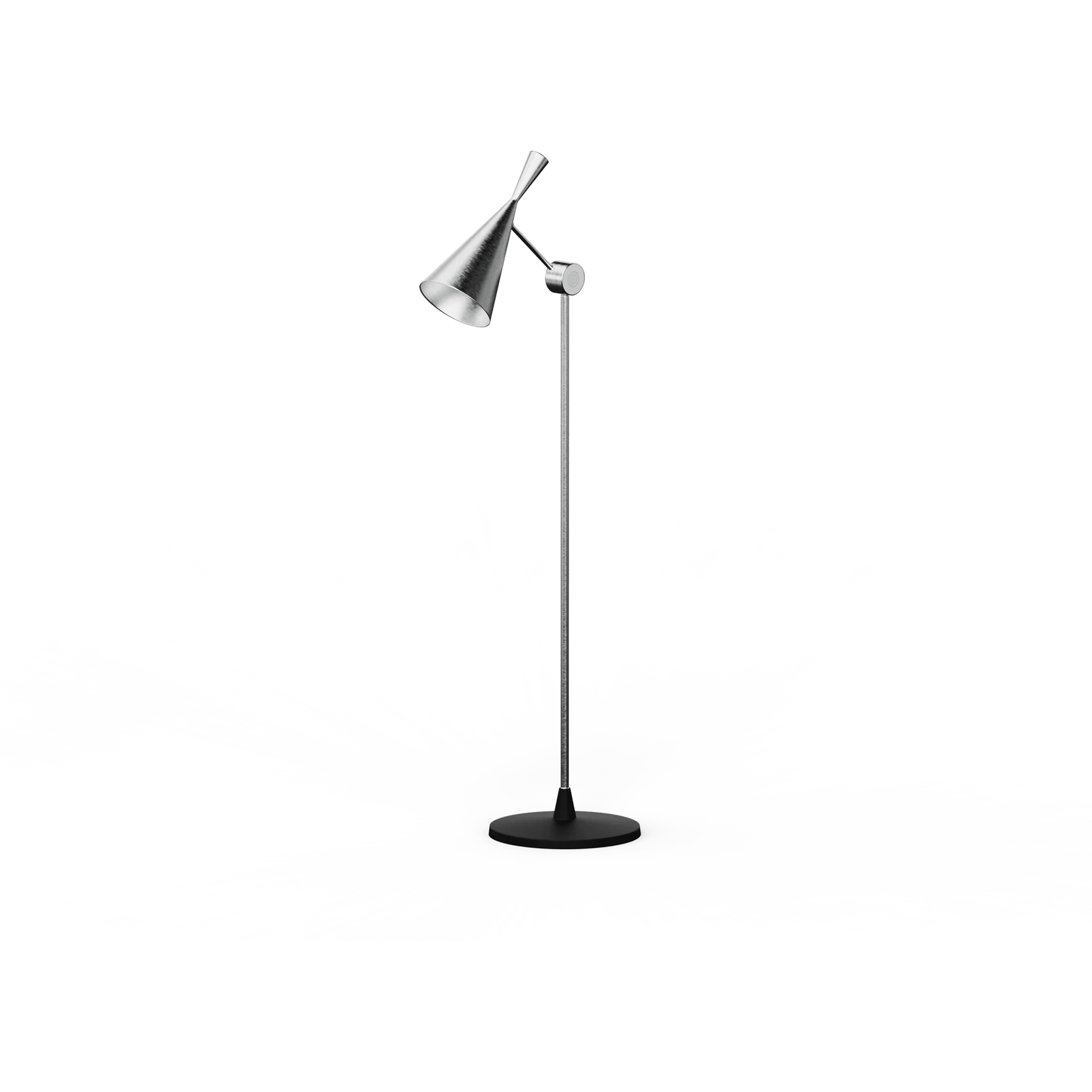 Beat floor lamp LED 157 cm, Unbeaten aluminium Tom Dixon