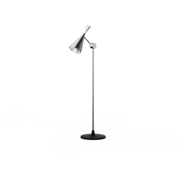 Beat floor lamp LED 157 cm - Unbeaten aluminium - Tom Dixon