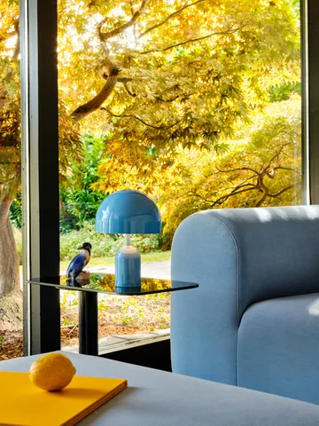 Bell portable LED table lamp 28 cm - Baby Blue (blue) - Tom Dixon
