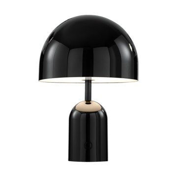 Bell Portable LED table lamp 28 cm - Black - Tom Dixon