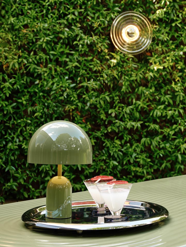 Bell Portable LED table lamp 28 cm, Moss Tom Dixon
