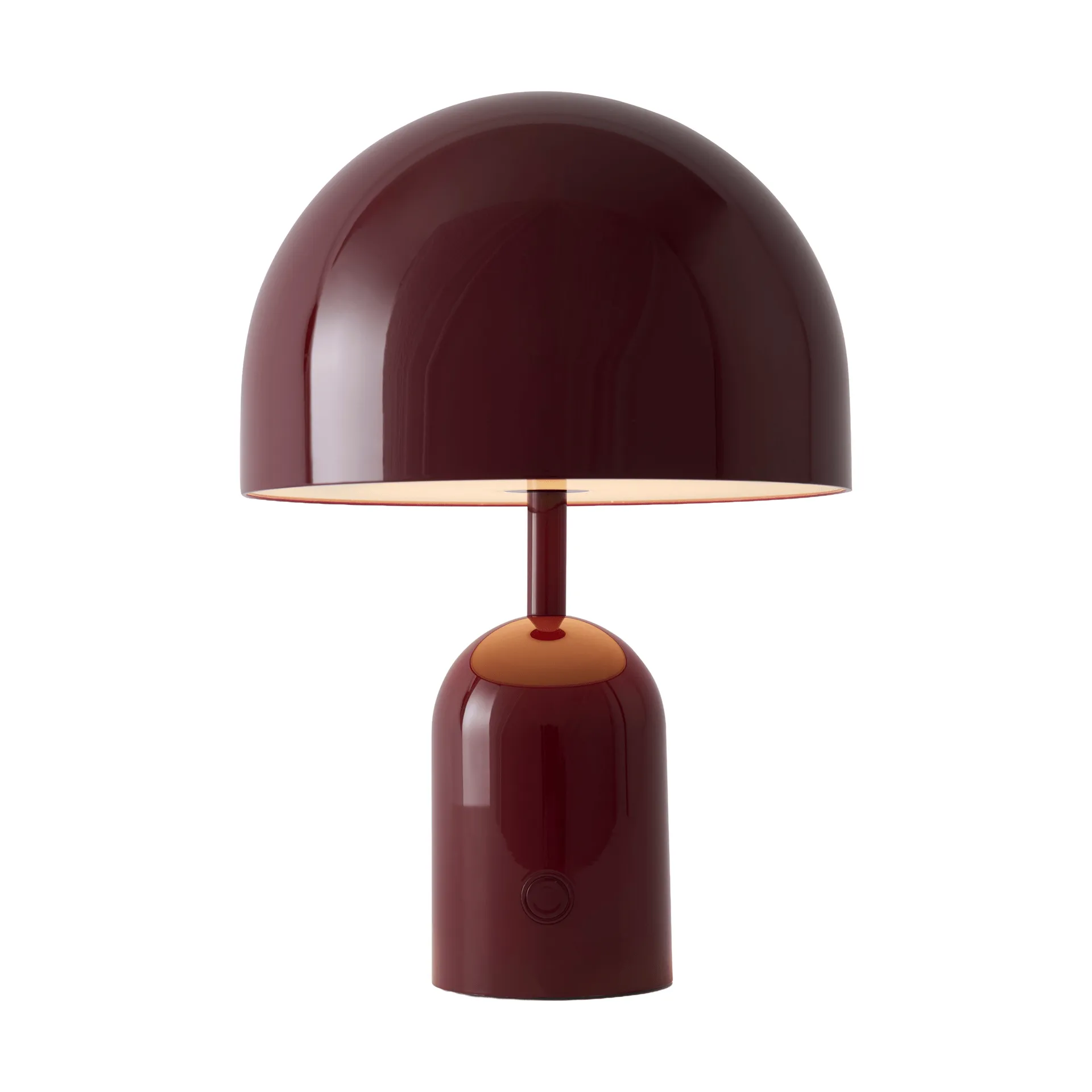 Bell Portable LED table lamp 28 cm v.2, Burgundy Tom Dixon