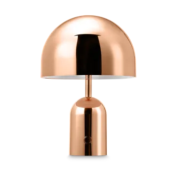 Bell Portable table lamp - Copper - Tom Dixon