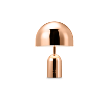 Bell Portable table lamp - Copper - Tom Dixon