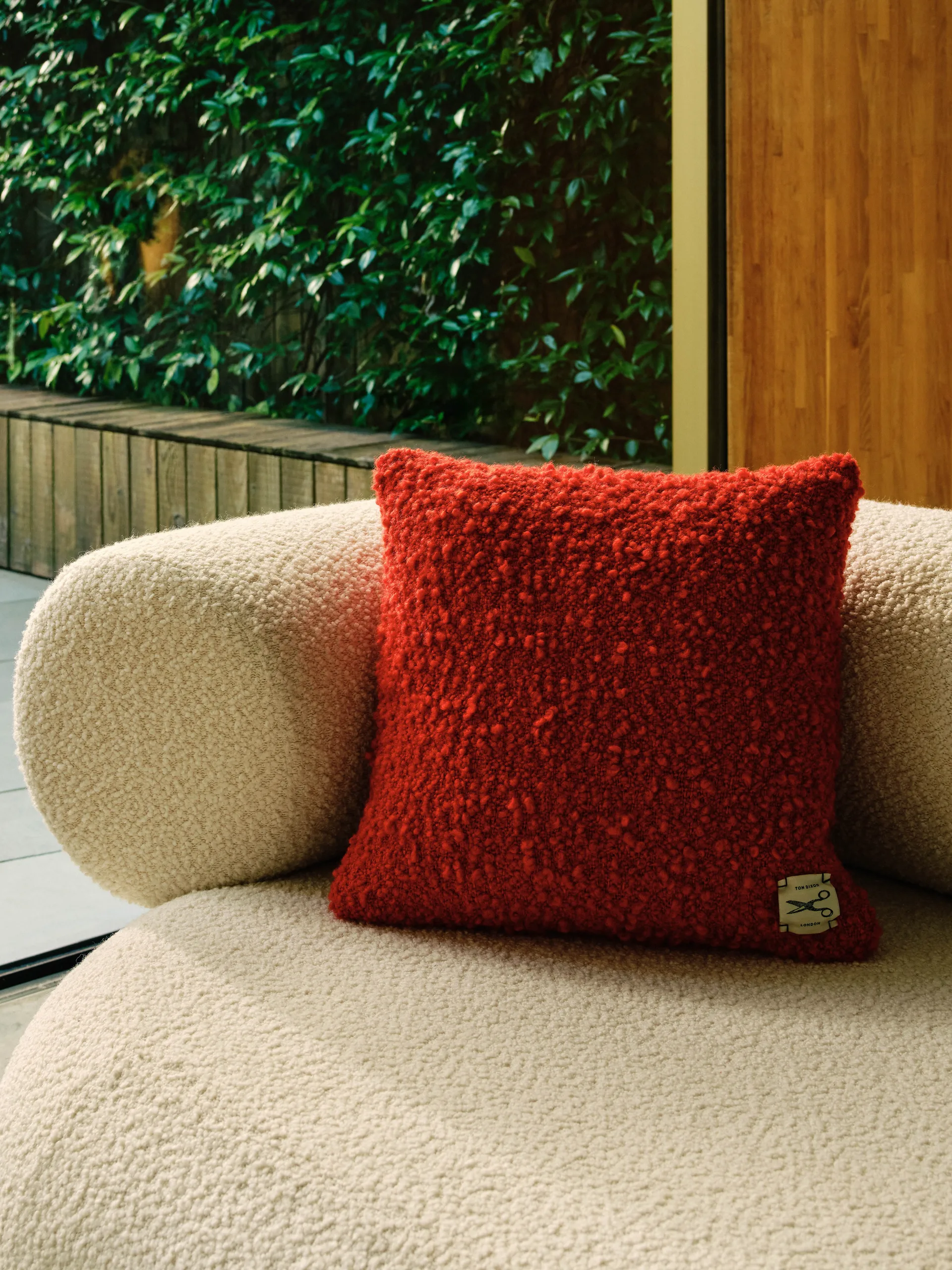 Bobble cushion 45x45 cm, Orange Tom Dixon