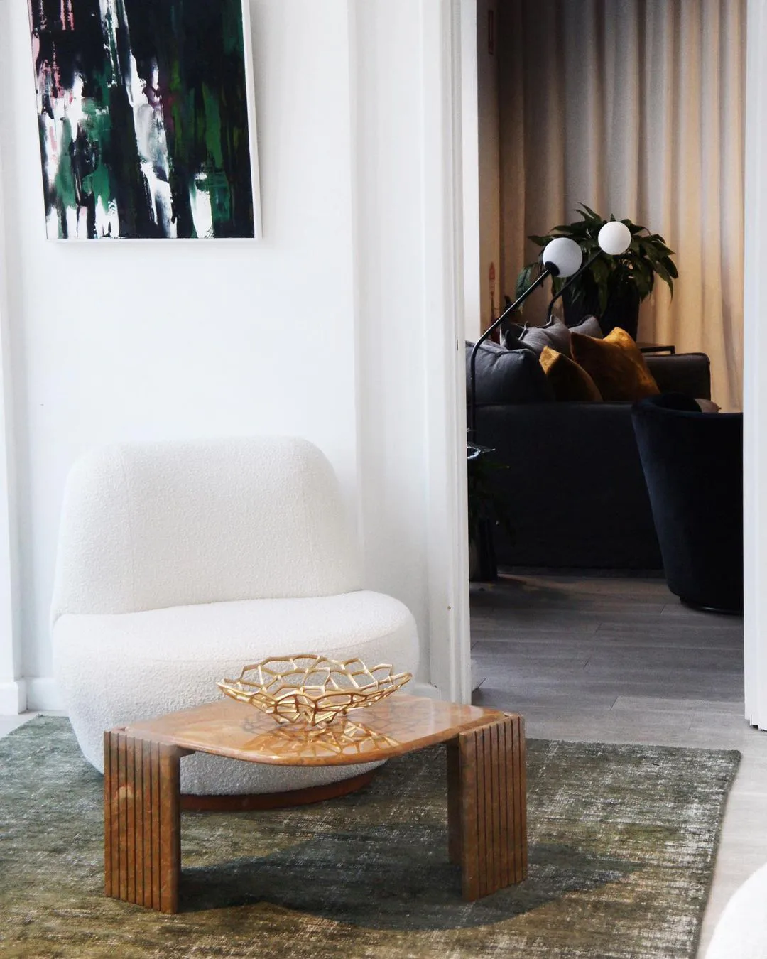 Bone bowl, Brass, L Tom Dixon