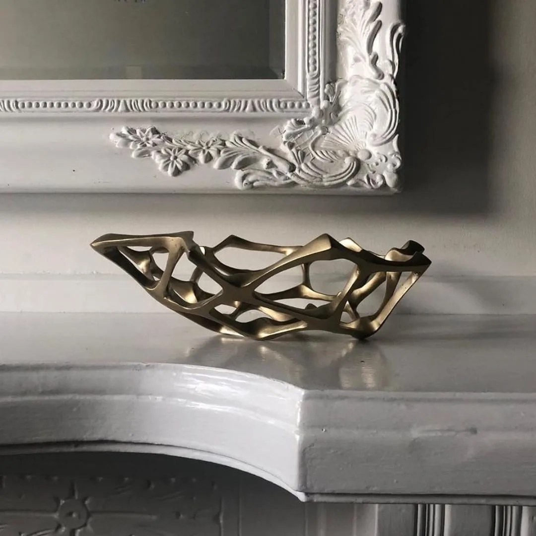 Bone bowl, Brass, S Tom Dixon