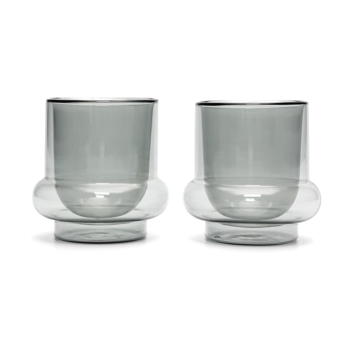 Bump coffee cup 20 cl 2-pack - Grey - Tom Dixon