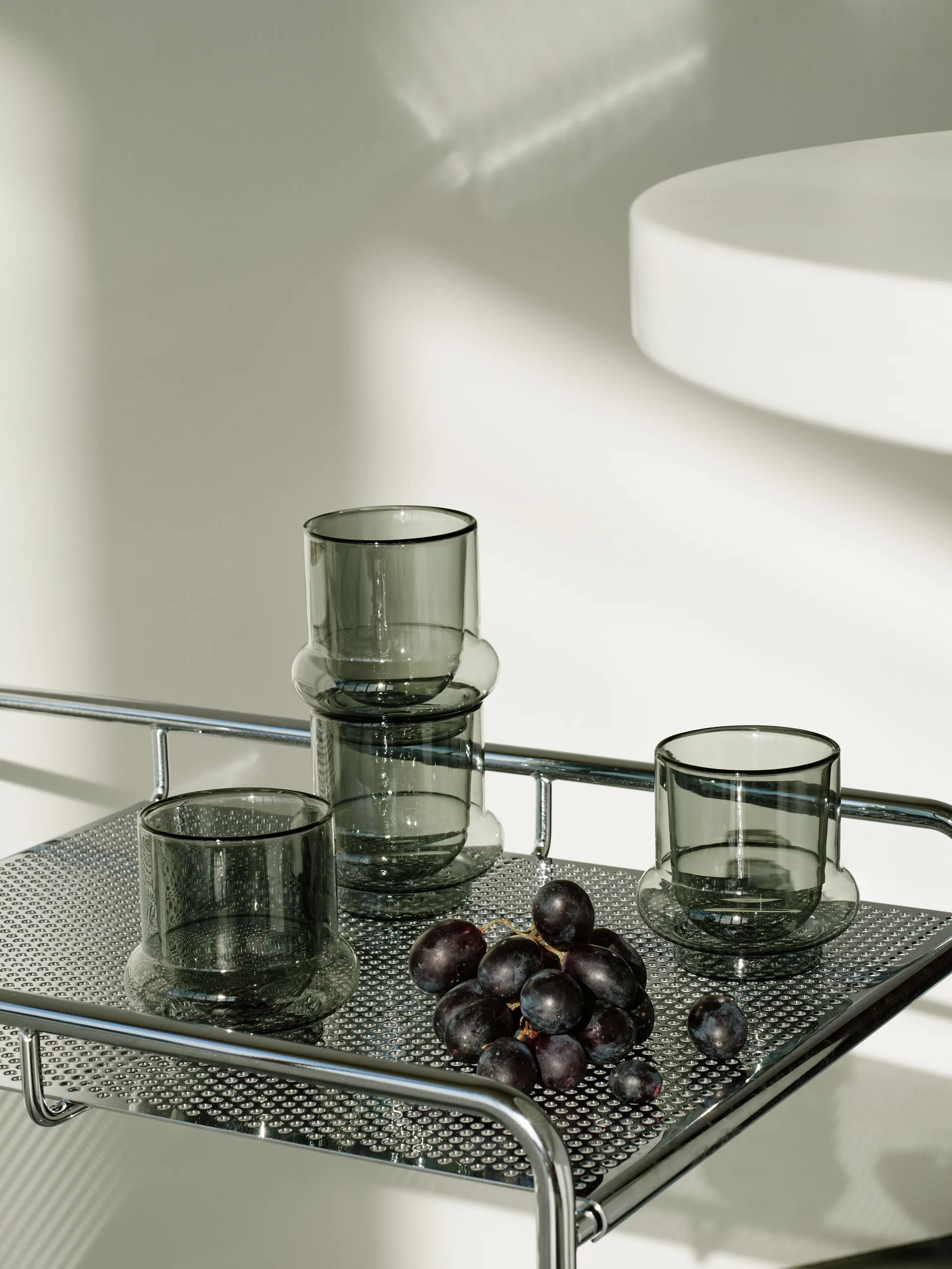 Bump coffee cup 20 cl 2-pack, Grey Tom Dixon