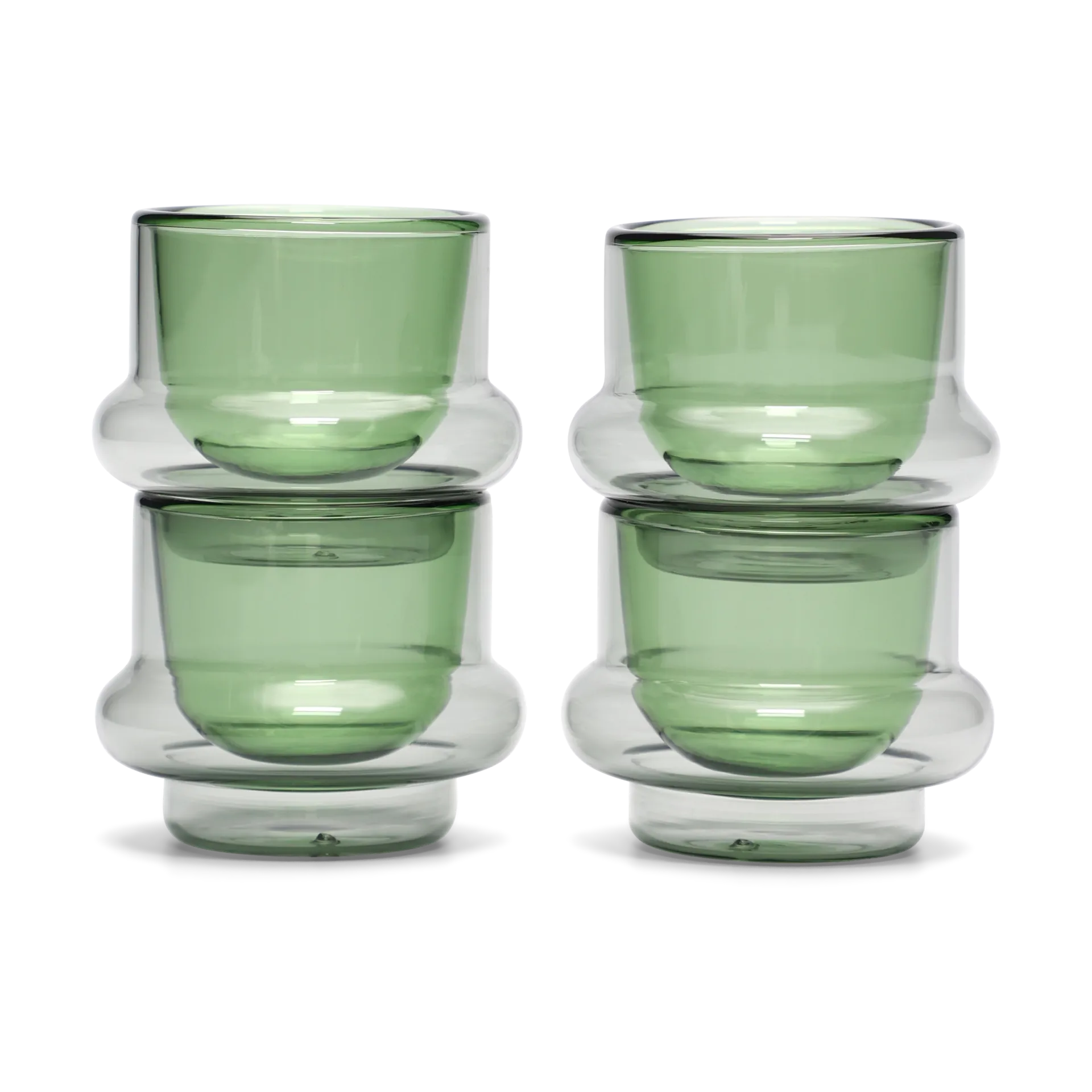 Bump espresso cup 5 cl 4-pack, Green Tom Dixon