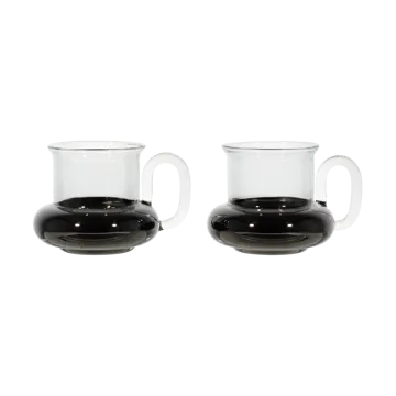 Bump teacups 2-pack - Black - Tom Dixon