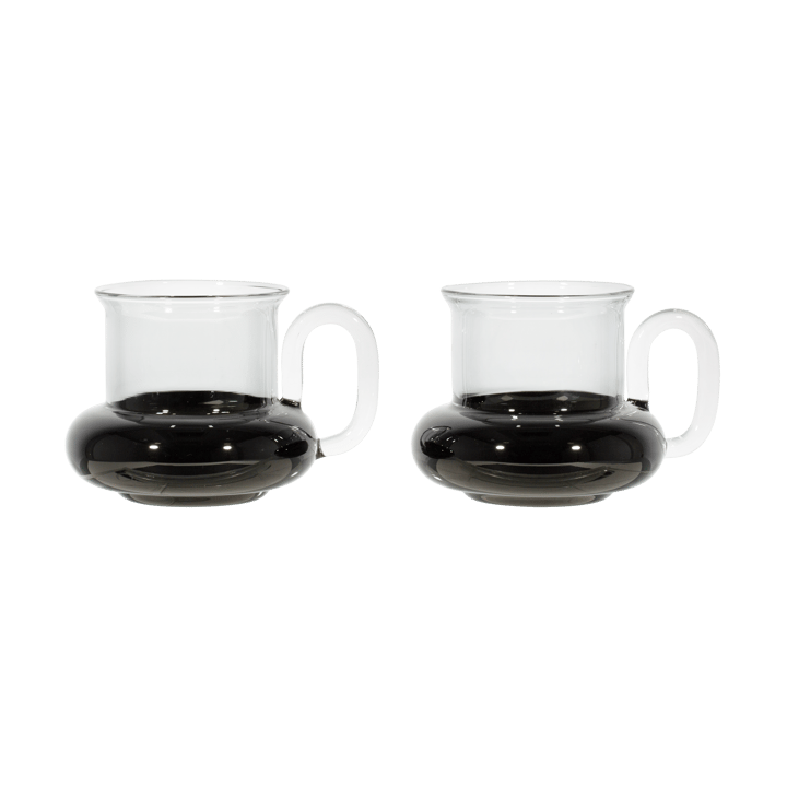 Bump teacups 2-pack - Black - Tom Dixon