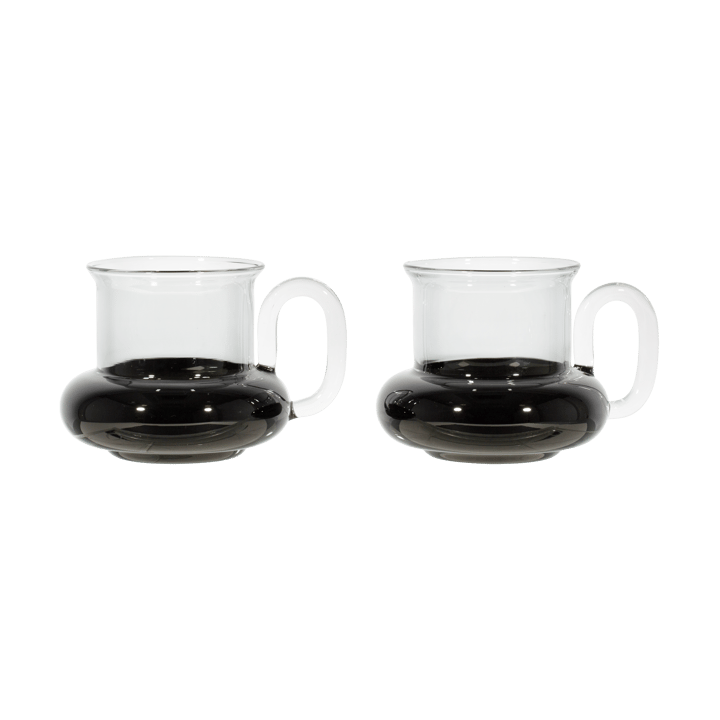 Bump teacups 2-pack - Black - Tom Dixon