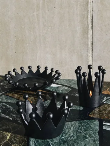 Cast iron tealight holder - Ø8.8x12.1 cm - Tom Dixon